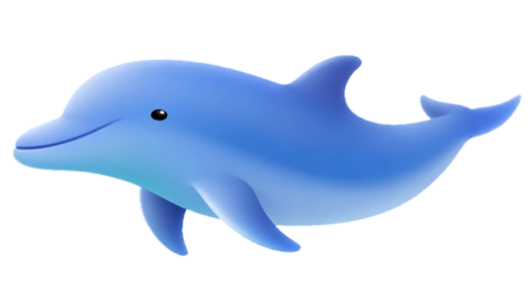 Dolphin mascot for Breathe