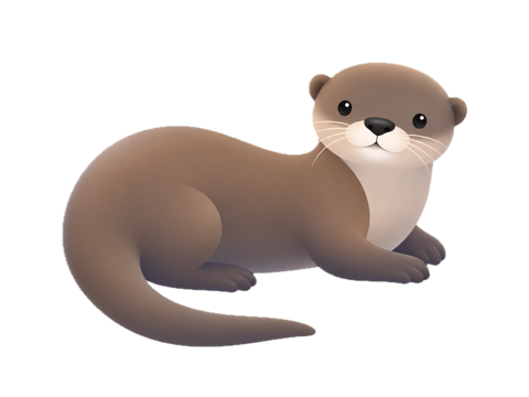 Otter mascot for Morning Review